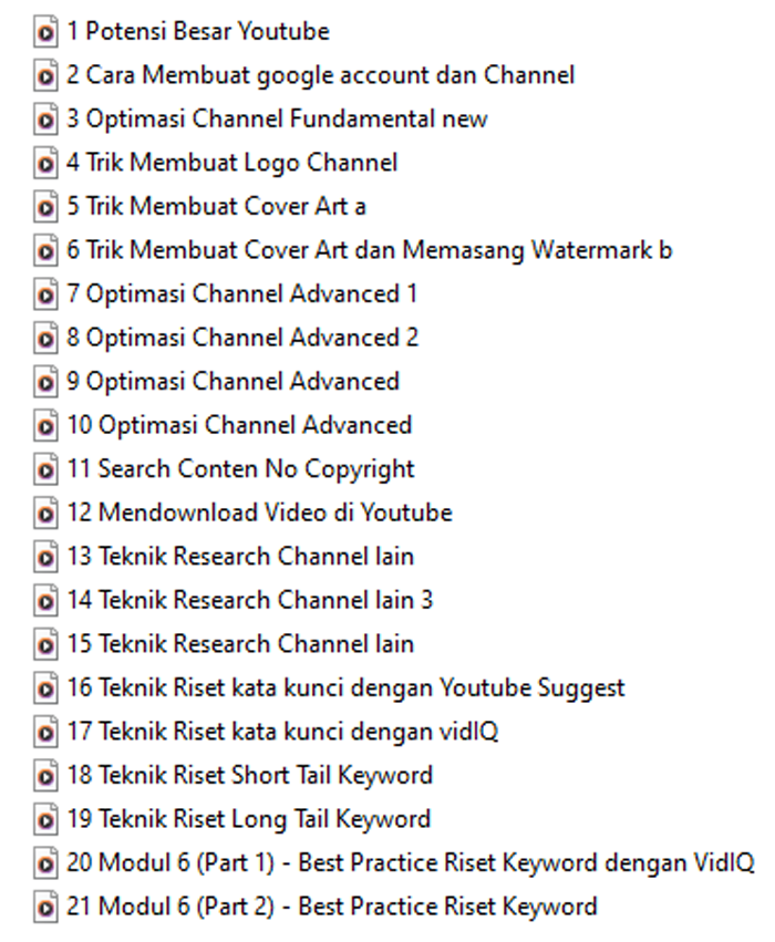 list video menghasilkan uang dari youtube