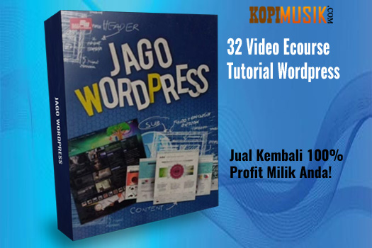 video tutorial bikin website wordpress